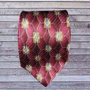 ROBERT TALBOTT BEST OF CLASS Imported Silk Abstract Tie Made In USA
